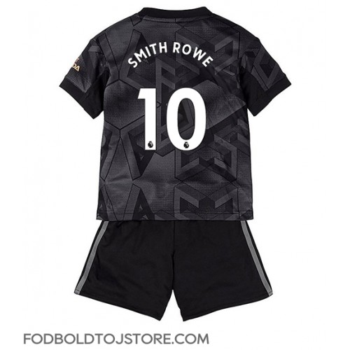 Arsenal Emile Smith Rowe #10 Udebanesæt Børn 2022-23 Kortærmet (+ Korte bukser)